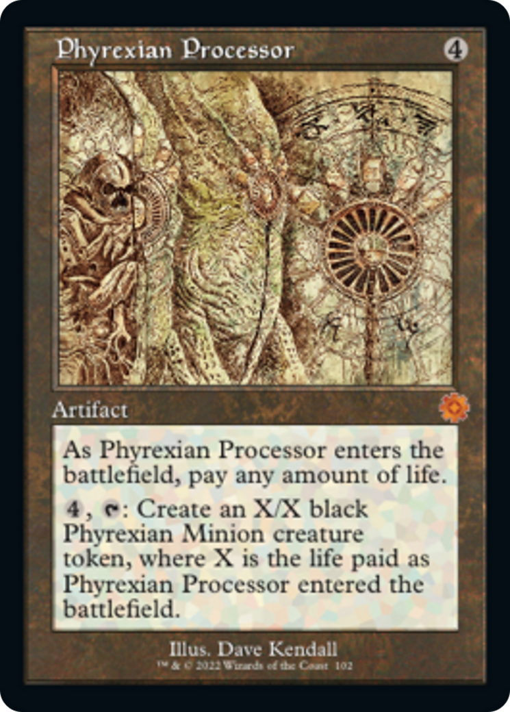 Phyrexian Processor (Retro Schematic) [The Brothers' War Retro Artifacts] | Tacoma Games