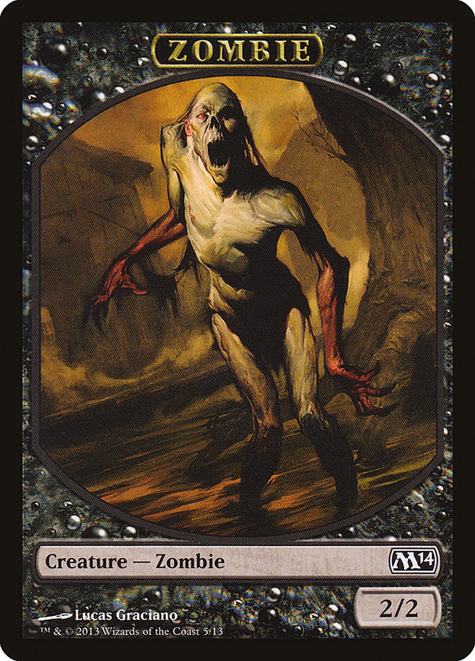 Zombie [Magic 2014 Tokens] | Tacoma Games
