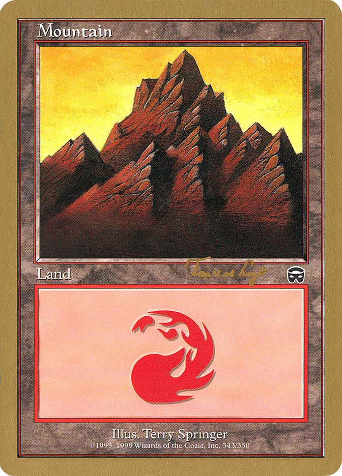 Mountain (343) (Tom van de Logt) [World Championship Decks 2001] | Tacoma Games