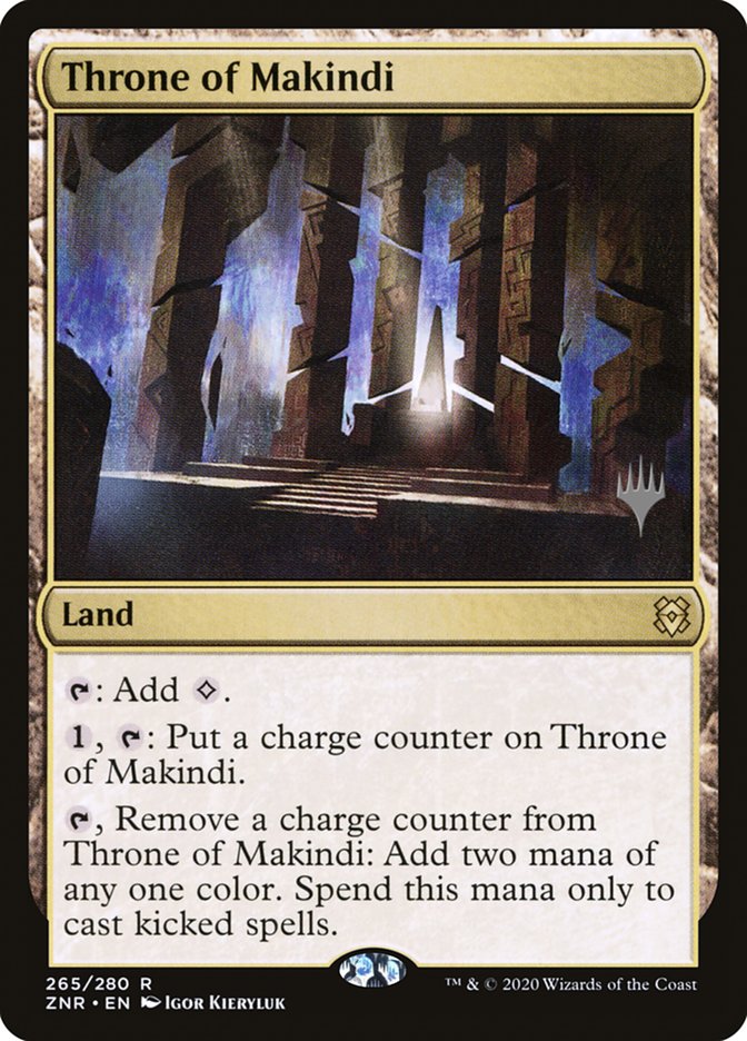 Throne of Makindi (Promo Pack) [Zendikar Rising Promos] | Tacoma Games