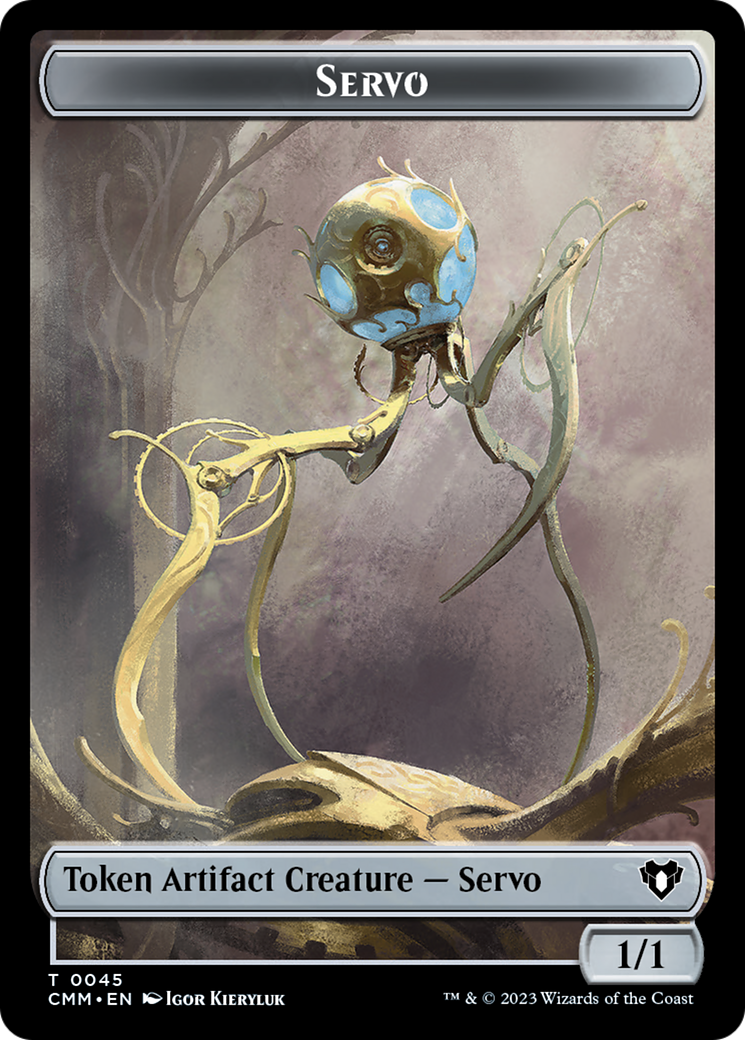 Servo // Elf Druid Double-Sided Token [Commander Masters Tokens] | Tacoma Games