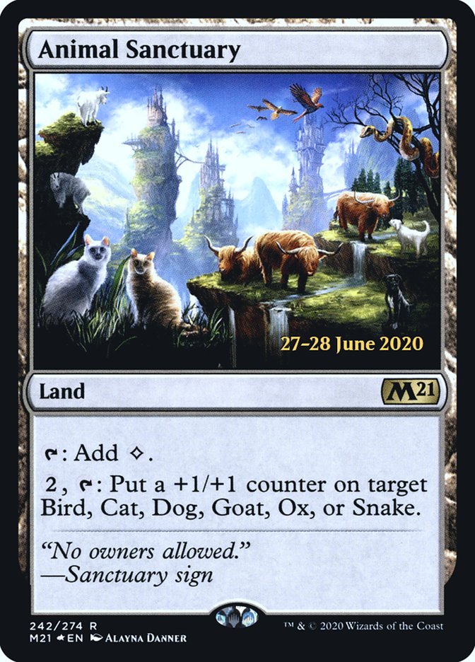 Animal Sanctuary  [Core Set 2021 Prerelease Promos] | Tacoma Games