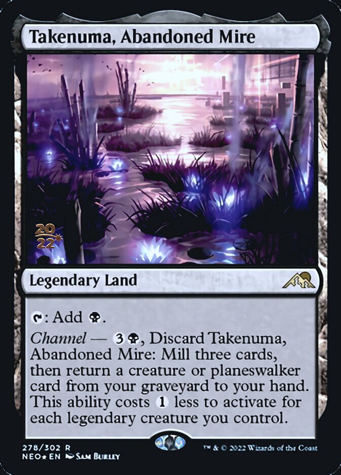 Takenuma, Abandoned Mire [Kamigawa: Neon Dynasty Prerelease Promos] | Tacoma Games