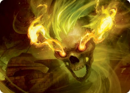 Flameskull Art Card [Dungeons & Dragons: Adventures in the Forgotten Realms Art Series] | Tacoma Games