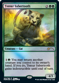 Temur Sabertooth [Year of the Tiger 2022] | Tacoma Games