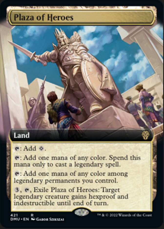Plaza of Heroes (Extended Art) [Dominaria United] | Tacoma Games