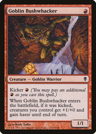 Goblin Bushwhacker [Zendikar] | Tacoma Games