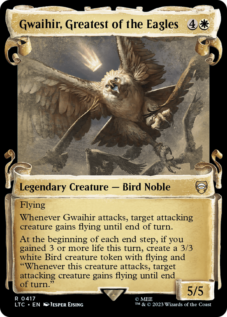 Gwaihir, Greatest of the Eagles [The Lord of the Rings: Tales of Middle-Earth Commander Showcase Scrolls] | Tacoma Games