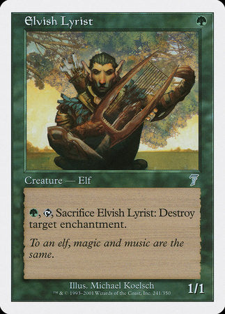 Elvish Lyrist [Seventh Edition] | Tacoma Games