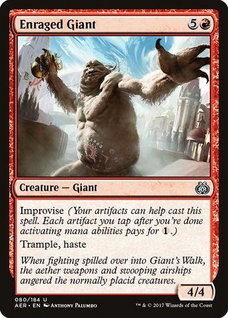 Enraged Giant [Aether Revolt] | Tacoma Games