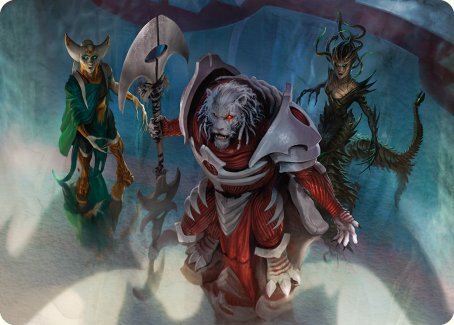 Norn's Decree Art Card [Phyrexia: All Will Be One Art Series] | Tacoma Games