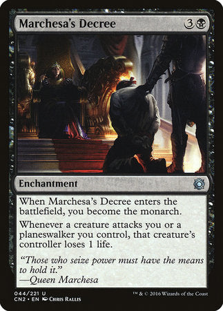 Marchesa's Decree [Conspiracy: Take the Crown] | Tacoma Games