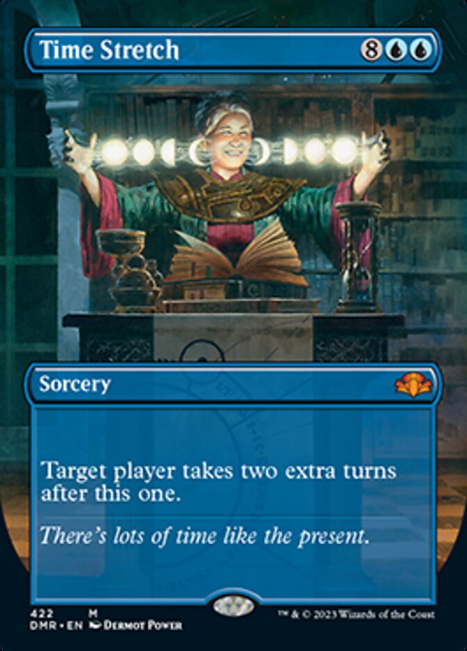 Time Stretch (Borderless Alternate Art) [Dominaria Remastered] | Tacoma Games