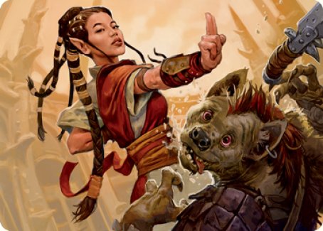 Half-Elf Monk Art Card [Dungeons & Dragons: Adventures in the Forgotten Realms Art Series] | Tacoma Games