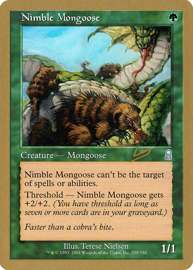 Nimble Mongoose (Raphael Levy) [World Championship Decks 2002] | Tacoma Games