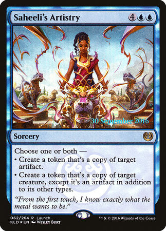 Saheeli's Artistry [Kaladesh Promos] | Tacoma Games