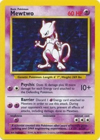 Mewtwo (10) [Base Set] | Tacoma Games