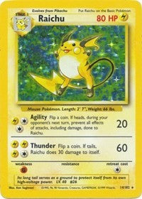 Raichu (14) [Base Set] | Tacoma Games