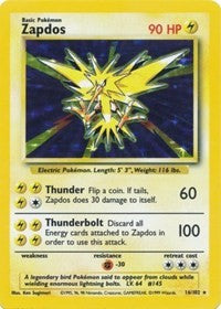 Zapdos (16) [Base Set] | Tacoma Games