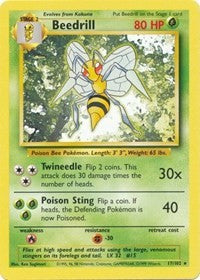 Beedrill (17) [Base Set] | Tacoma Games