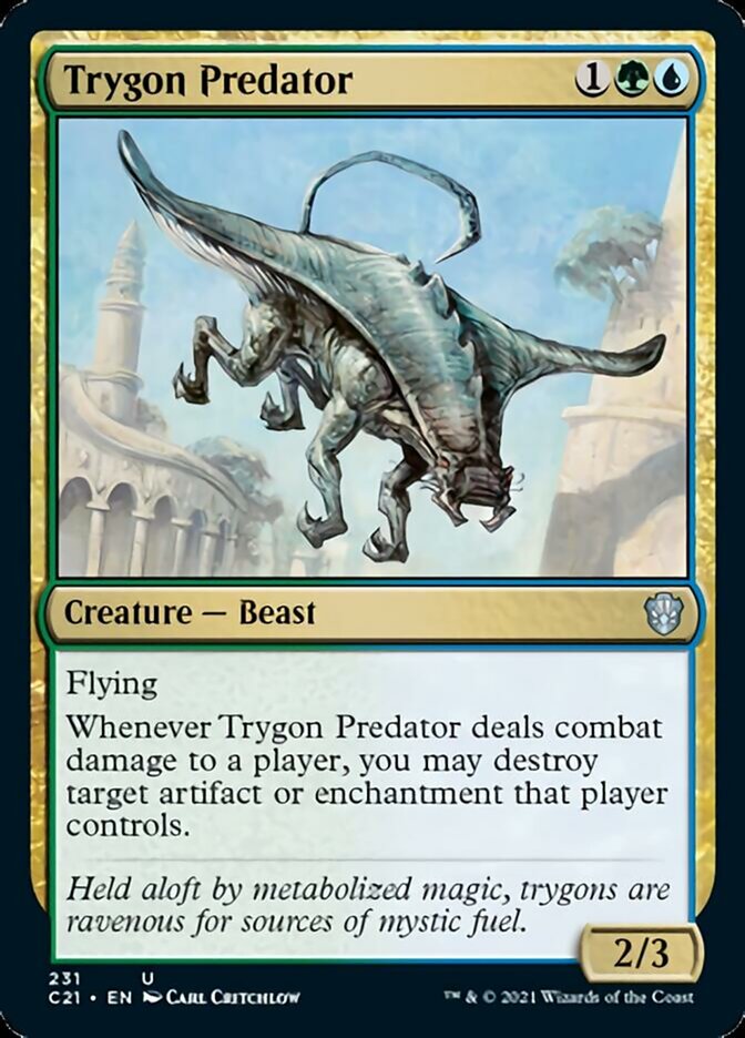 Trygon Predator [Commander 2021] | Tacoma Games