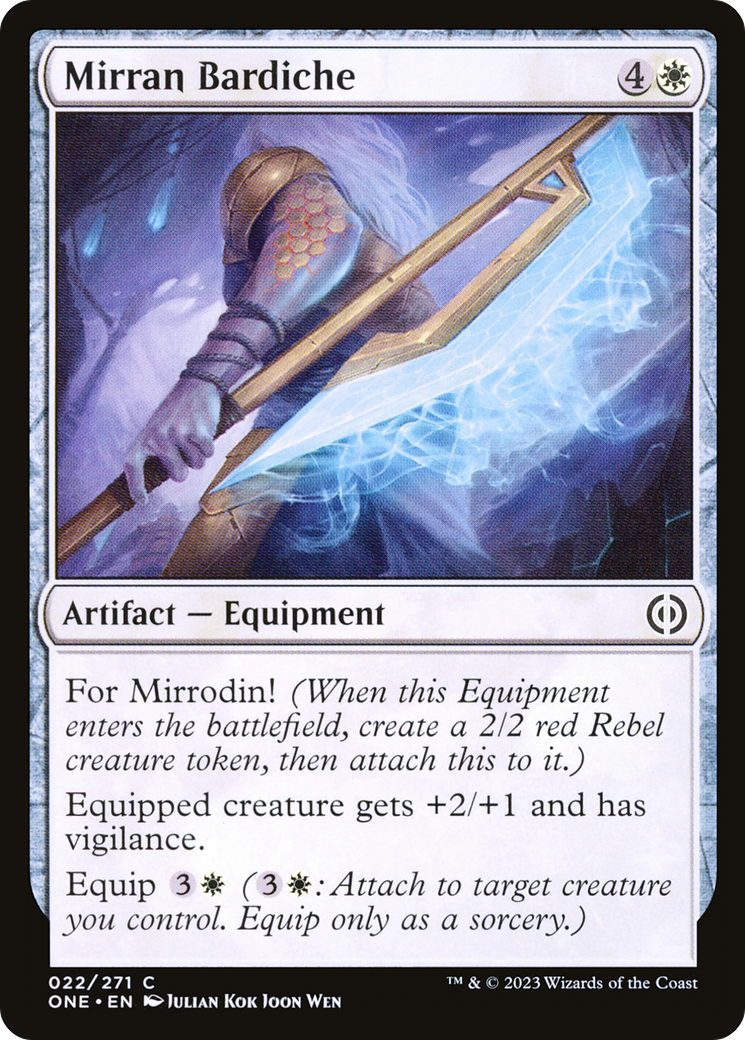 Mirran Bardiche [Phyrexia: All Will Be One] | Tacoma Games