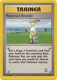 Pokemon Breeder (105) [Base Set 2] | Tacoma Games