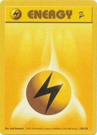Lightning Energy (128) [Base Set 2] | Tacoma Games