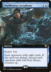 Maddening Cacophony (Extended Art) [Zendikar Rising] | Tacoma Games