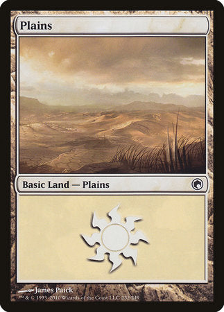Plains (232) [Scars of Mirrodin] | Tacoma Games