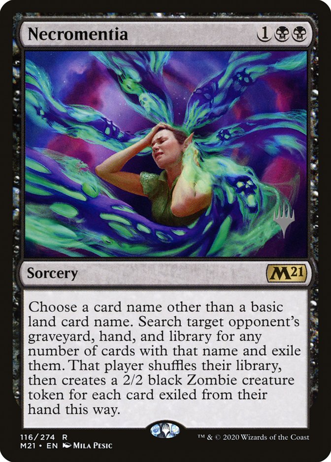 Necromentia (Promo Pack) [Core Set 2021 Promos] | Tacoma Games