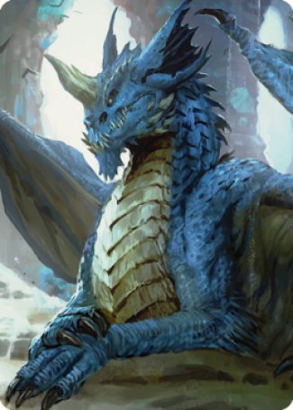 Young Blue Dragon Art Card [Commander Legends: Battle for Baldur's Gate Art Series] | Tacoma Games