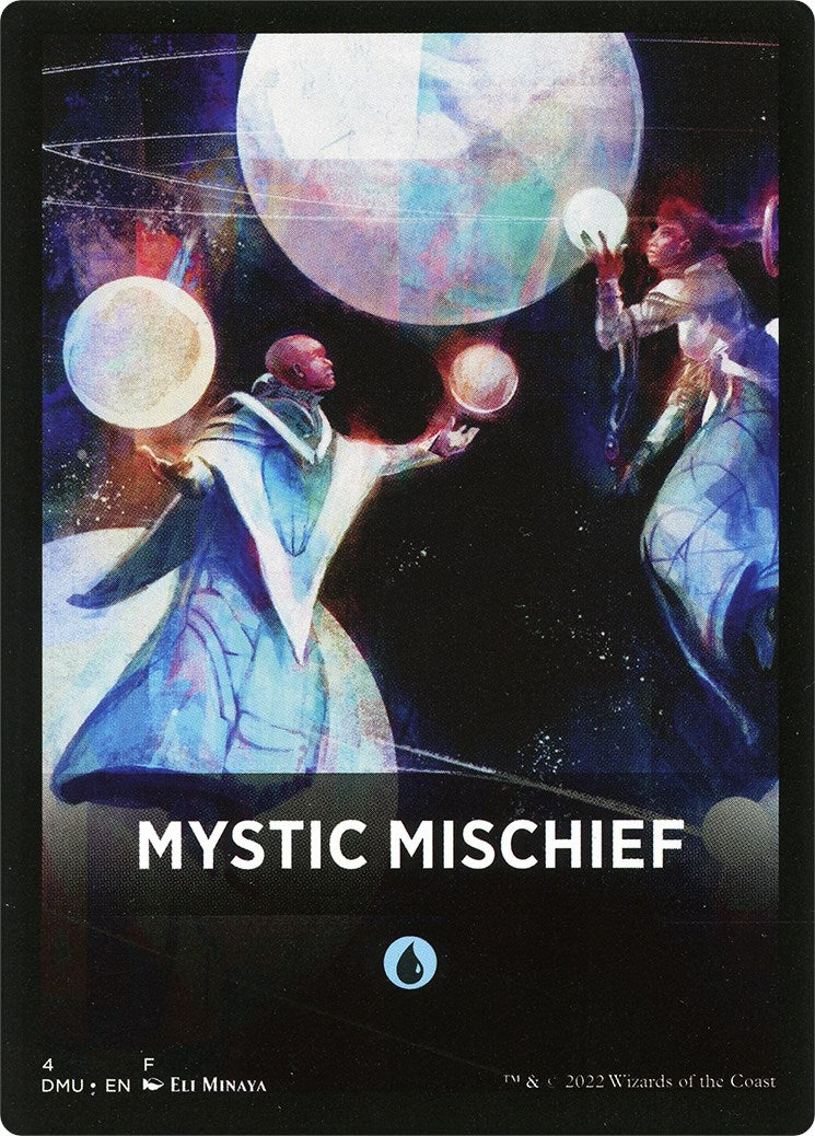 Mystic Mischief Theme Card [Dominaria United Tokens] | Tacoma Games