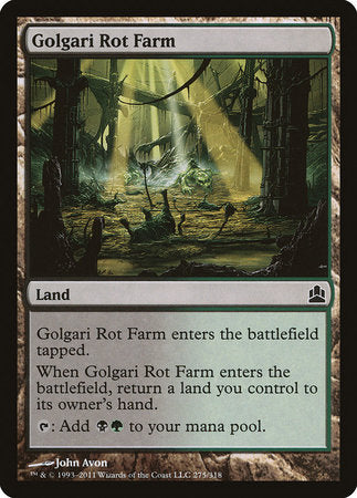 Golgari Rot Farm [Commander 2011] | Tacoma Games