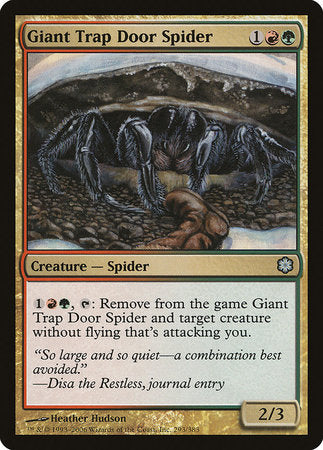 Giant Trap Door Spider [Coldsnap Theme Decks] | Tacoma Games