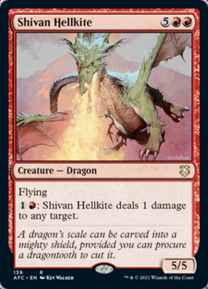 Shivan Hellkite [Dungeons & Dragons: Adventures in the Forgotten Realms Commander] | Tacoma Games