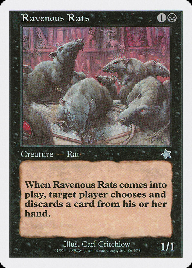 Ravenous Rats [Starter 1999] | Tacoma Games