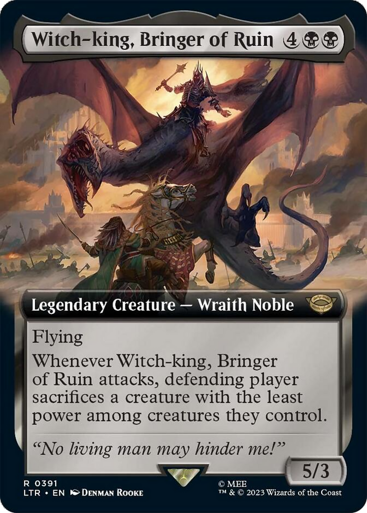 Witch-king, Bringer of Ruin (Extended Alternate Art) [The Lord of the Rings: Tales of Middle-Earth] | Tacoma Games