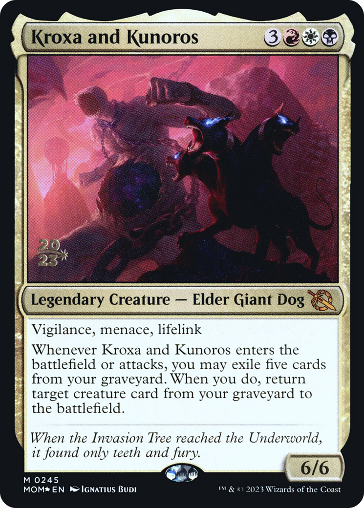 Kroxa and Kunoros [March of the Machine Prerelease Promos] | Tacoma Games