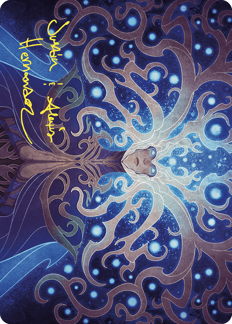 Omniscience Art Card (Gold-Stamped Signature) [Wilds of Eldraine Art Series] | Tacoma Games
