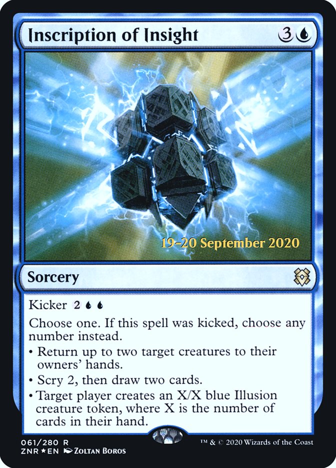 Inscription of Insight  [Zendikar Rising Prerelease Promos] | Tacoma Games