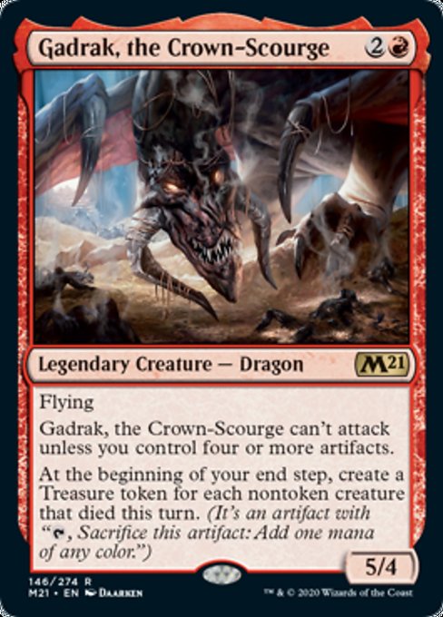 Gadrak, the Crown-Scourge [Core Set 2021] | Tacoma Games