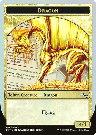 Gold Dragon Token [Unstable Tokens] | Tacoma Games