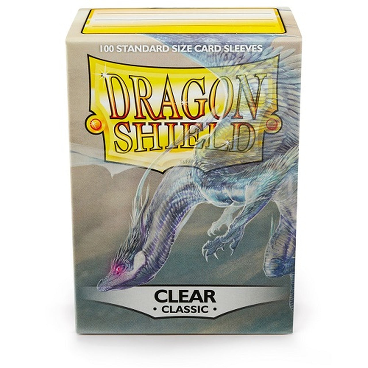 DRAGON SHIELD CLEAR STANDARD SIZE CARD SLEEVES (100) | Tacoma Games