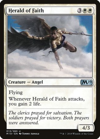 Herald of Faith [Core Set 2019] | Tacoma Games