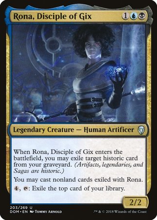 Rona, Disciple of Gix [Dominaria] | Tacoma Games