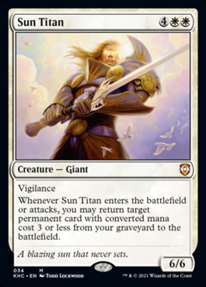 Sun Titan [Kaldheim Commander] | Tacoma Games