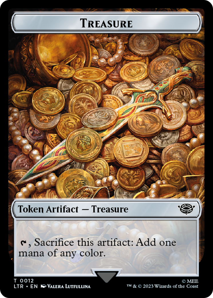 Food (10) // Treasure Double-Sided Token [The Lord of the Rings: Tales of Middle-Earth Tokens] | Tacoma Games