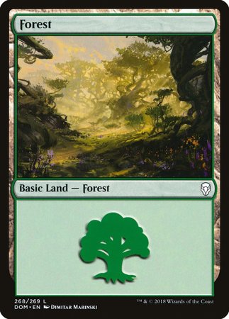 Forest (268) [Dominaria] | Tacoma Games