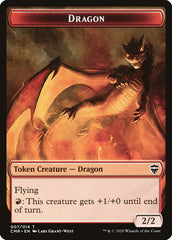 Dragon // Soldier Token [Commander Legends Tokens] | Tacoma Games